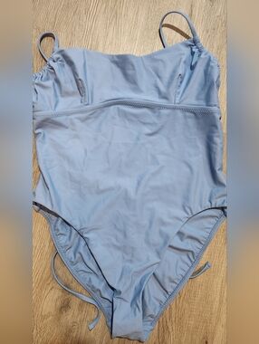 Free People X Galamaar Women’s Light Blue One-Piece Swimsuit